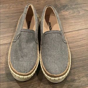 5.5 Soda Canvas Shoes. Runs 1/2 Size Bigger